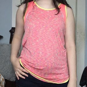 Tangerine Athletic Tank Top